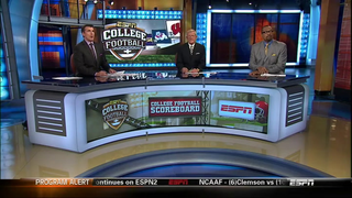 Watch ESPN Talent React Live To The Alabama-Auburn Final Play